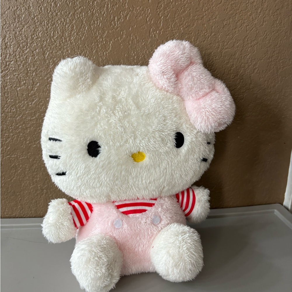 Hello Kitty Plush with Pink and White Fur
